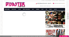 Desktop Screenshot of disasterskateshop.com